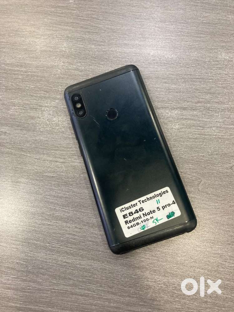 Redmi Note 5 Smartphone – Schwarz, 4GB RAM, 64GB Speicher, Android 8.0, Octa-Core, Asia Version (DE/EN/CH)