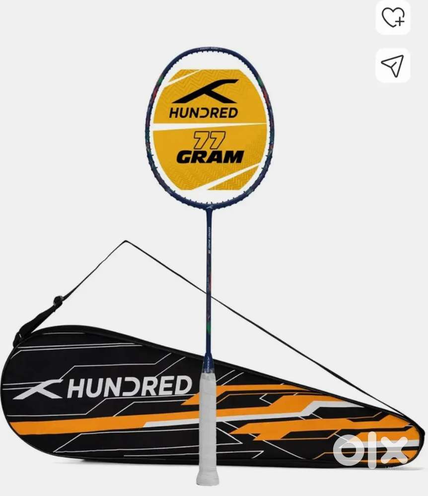 HUNDRED BADMINTON ENERGY BURST (32 LBS) POWER SMASH WITH LINING STRING