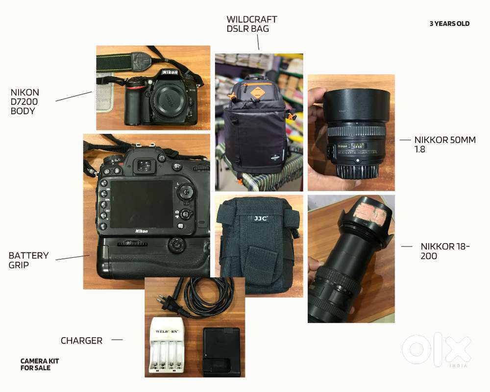 Nikon D7200 DSLR Full Photography Kit – Excellent Condition