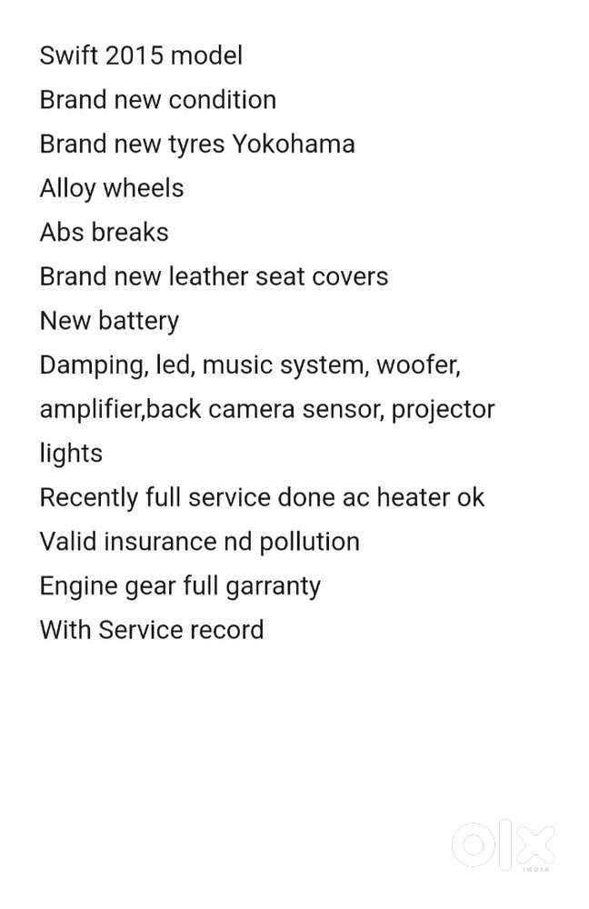 Maruti Suzuki Swift 2015 Diesel Well Maintained