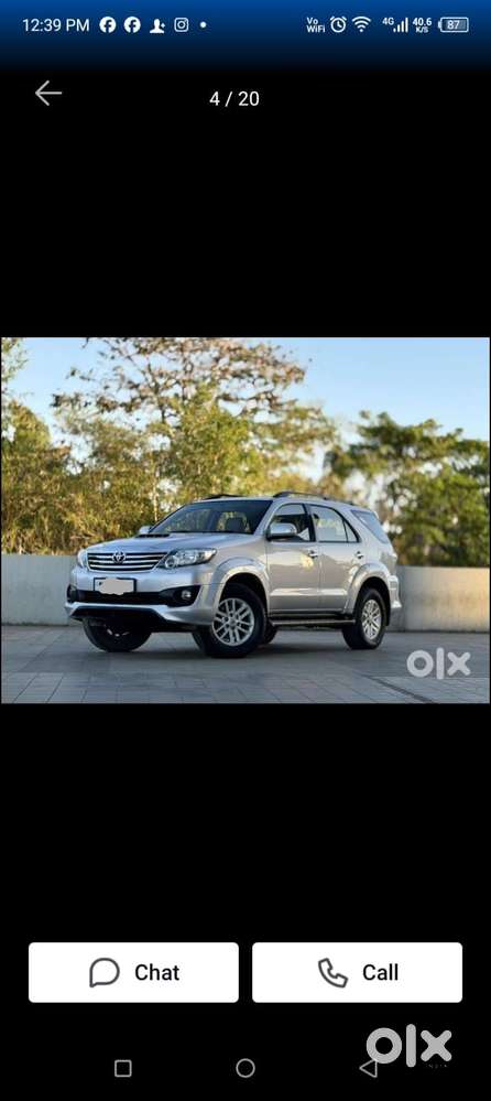 Toyota Fortuner 2011-2016 4x4 At, 2016, Diesel