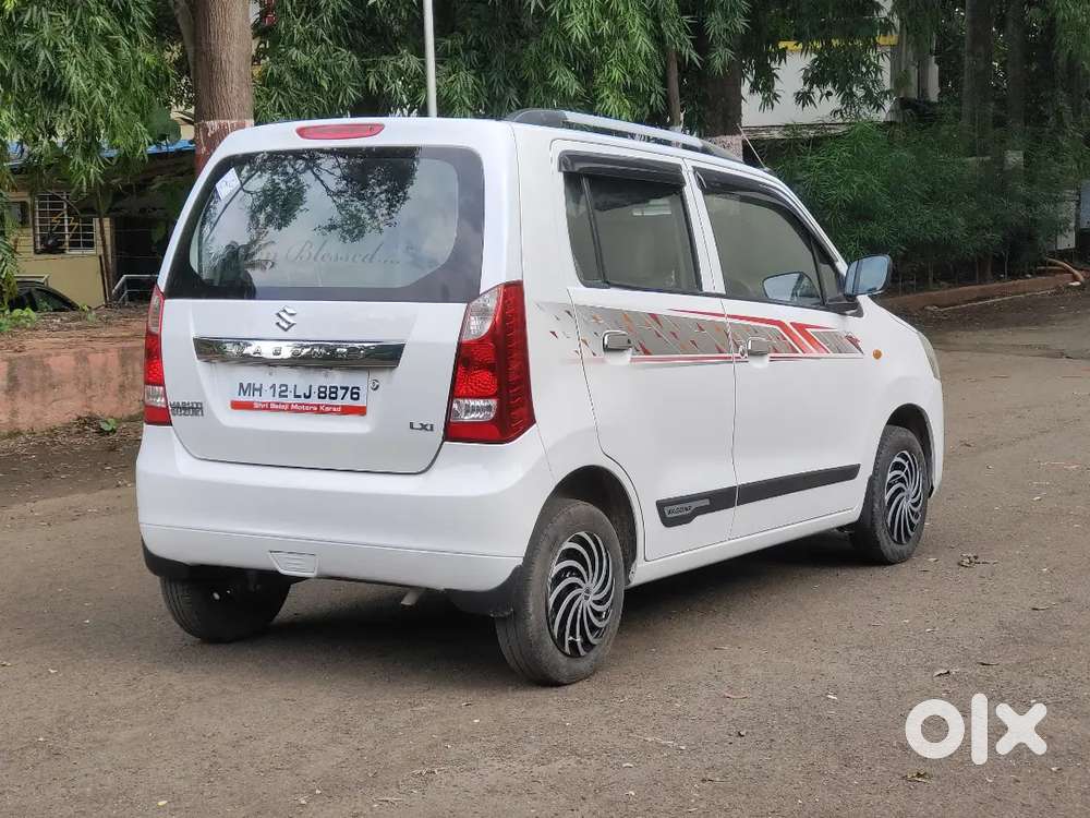 First Owner Company Cng Plus Petrol Wagon R White Color