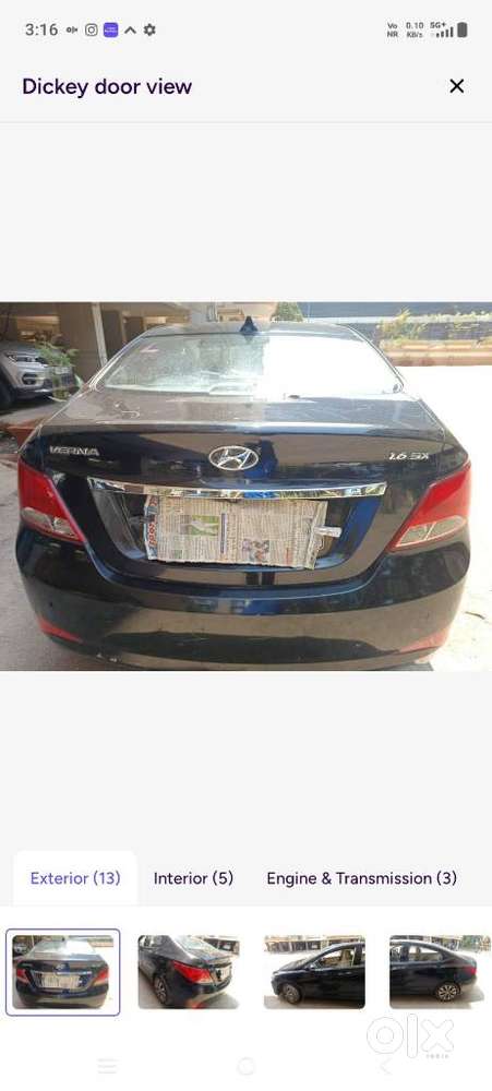 Hyundai Fluidic Verna 1.6 Crdi Sx, 2016, Diesel