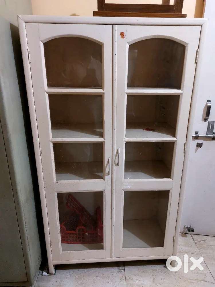 Glass front almirah