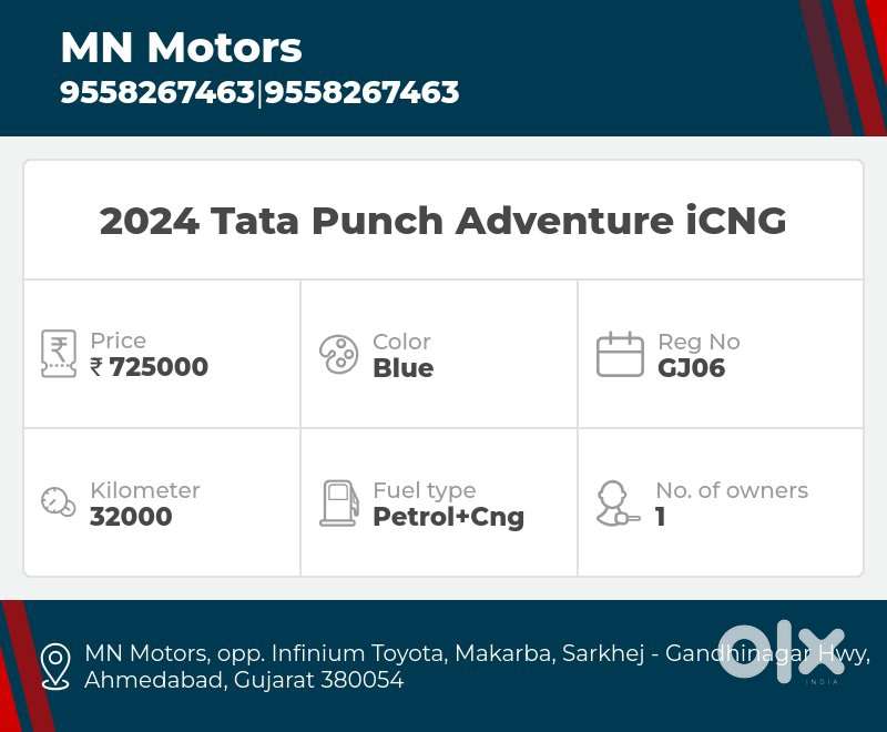 Tata Punch Adventure Icng, 2024, Cng & Hybrids