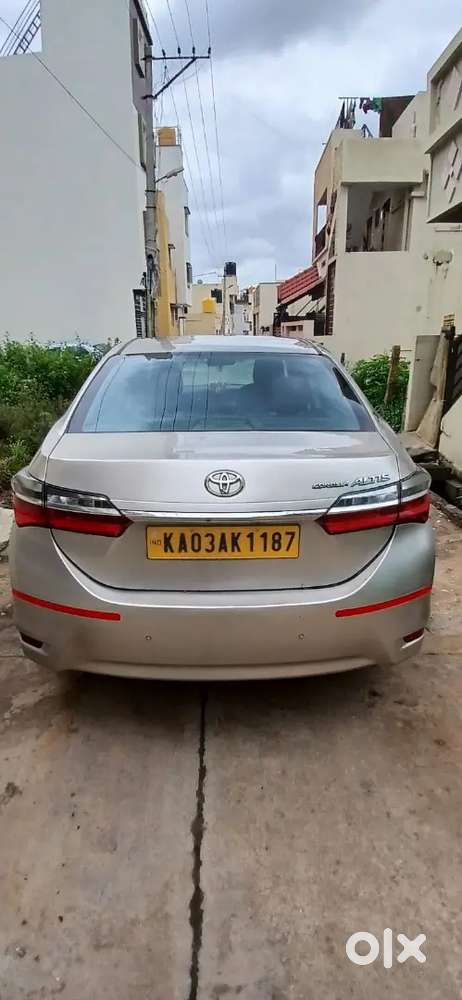 Toyota Corolla Altis Yellow Board