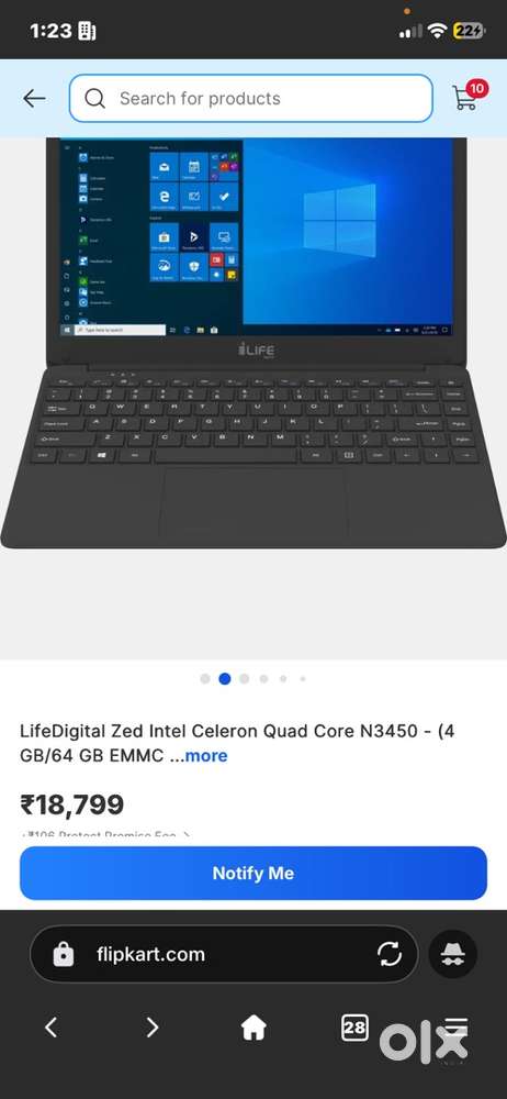 i-Life Zed Air Laptop – Compact & Lightweight (Bilingual Keyboard)