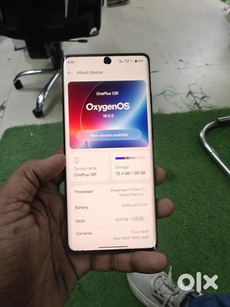 Oneplus 12r 8/128gb display m dot hai fixed rate