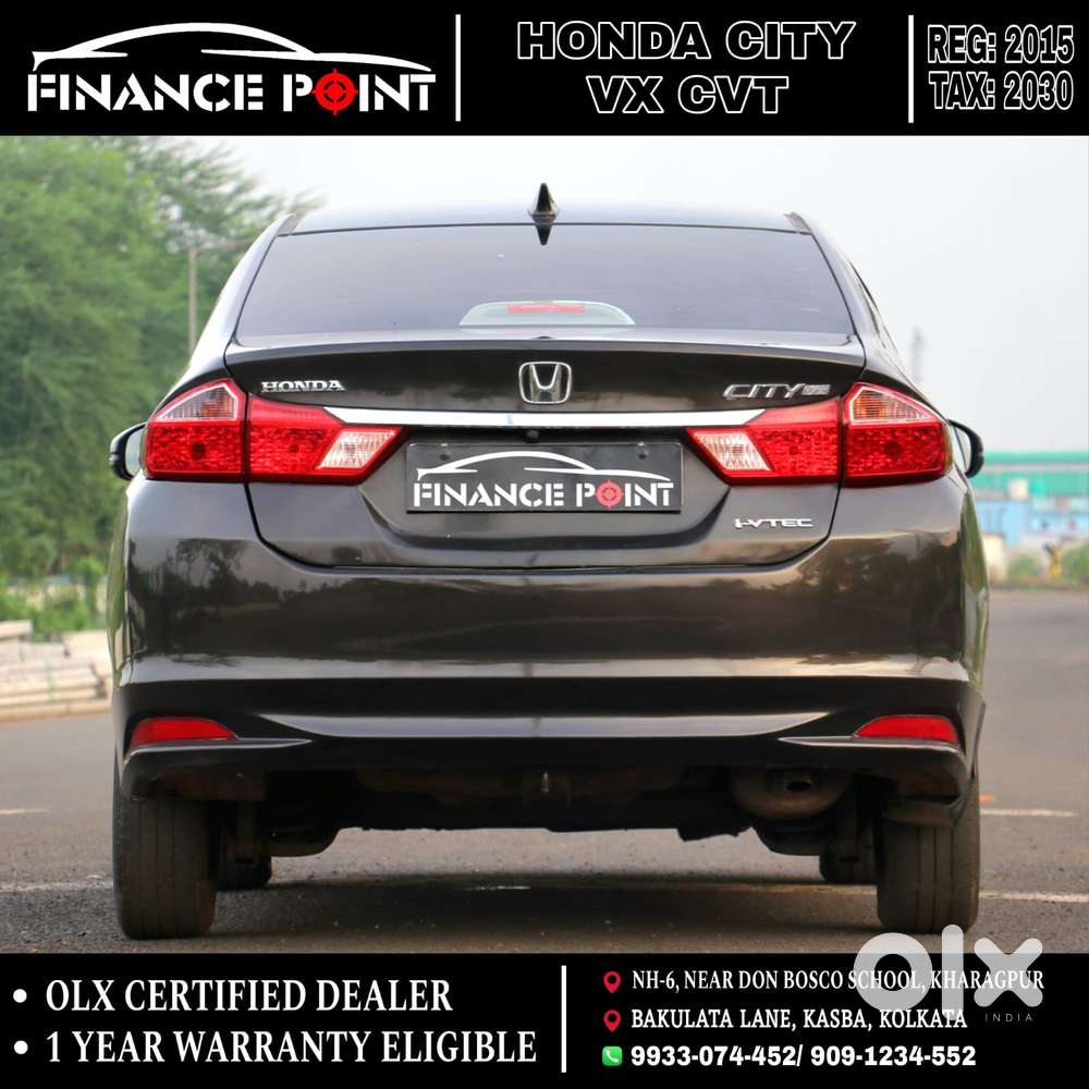 Honda City Vx Petrol Cvt, 2015, Petrol