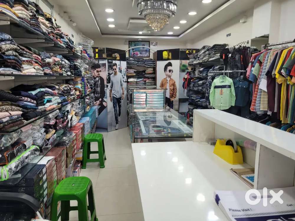Mens & Boys Wear Readymade Cloth Showroom for Sale