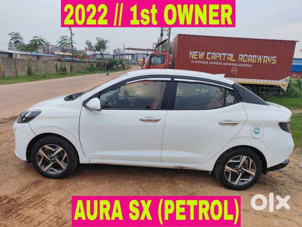 Hyundai Aura Sx 1.2 Petrol, 2022, Petrol