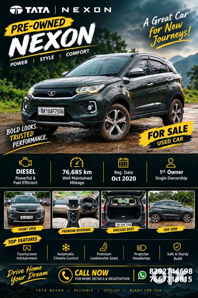 Tata Nexon [ ] 1.2 Revotron Xz Plus Dual Tone Roof, 2020