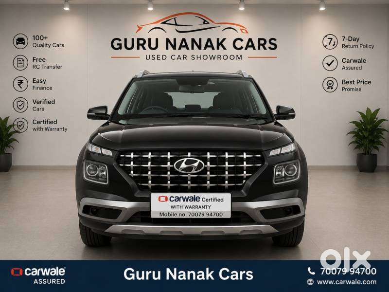 Hyundai Venue S 1.2 Petrol, 2021, Petrol
