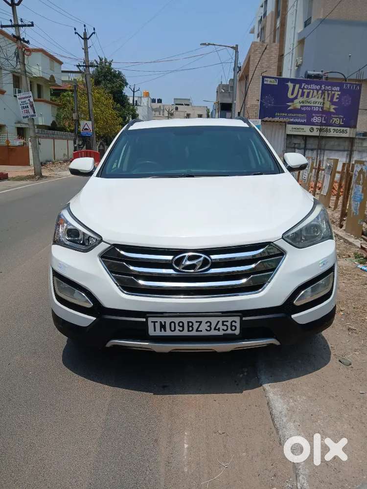 2014 Santafe Sx Automatic Diesel Ac Working Insurance Current 1st Owne