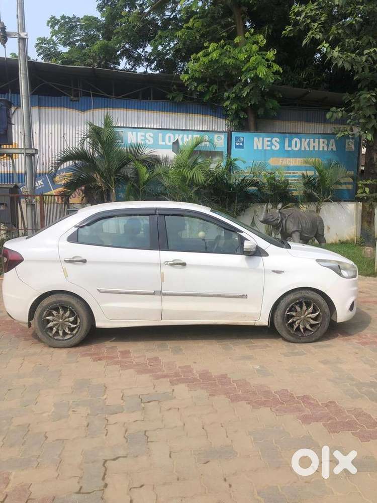Ford Figo Aspire White Colour 2016 Diesel In Good Condition