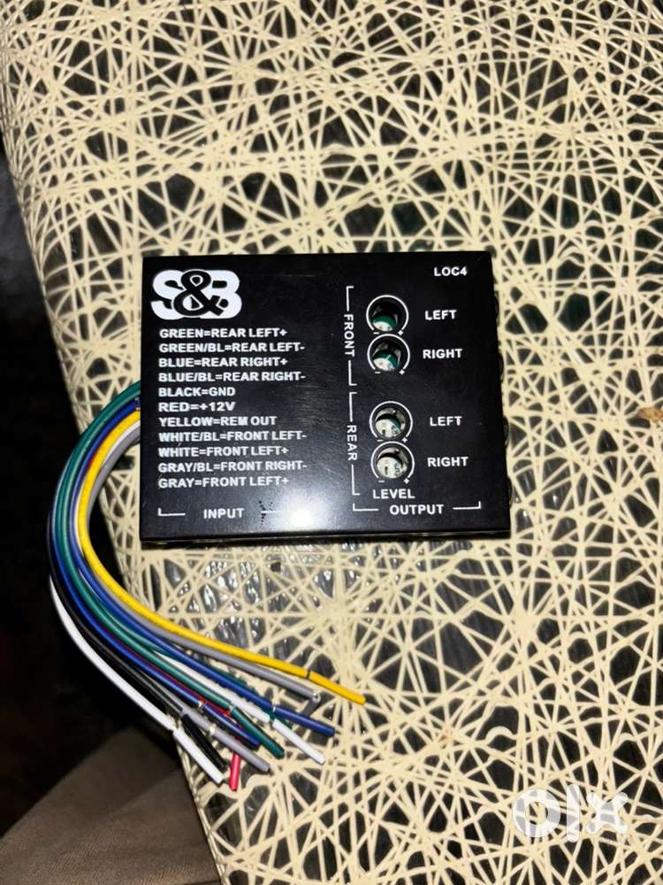 Amplifier dsp wiring and high low converter