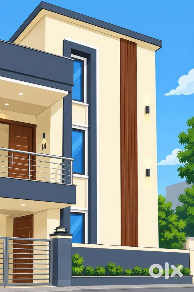 House For Rent family  or Girls bachelors(3-4) Near MKCG COLLEGE