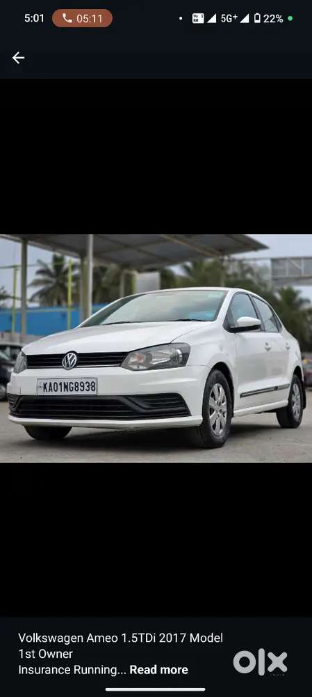 Volkswagen Ameo 2017 Diesel 91000 Km Driven