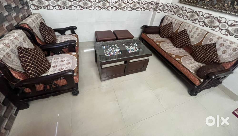 Wooden sofa set for sale