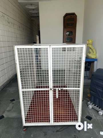 Dog Cage Pinjara 3 ft 4ft 4.5ft made of heavy material. Pet Food Accessories 1782360980