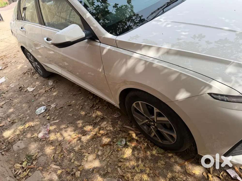 Verna 2024 Top Model Petrol White Colour