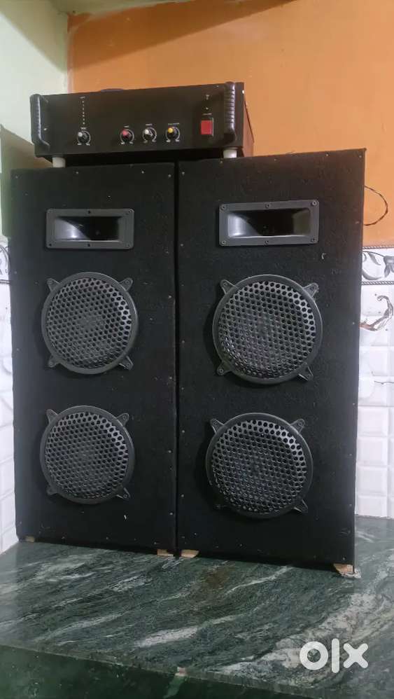 Speaker with amplifier