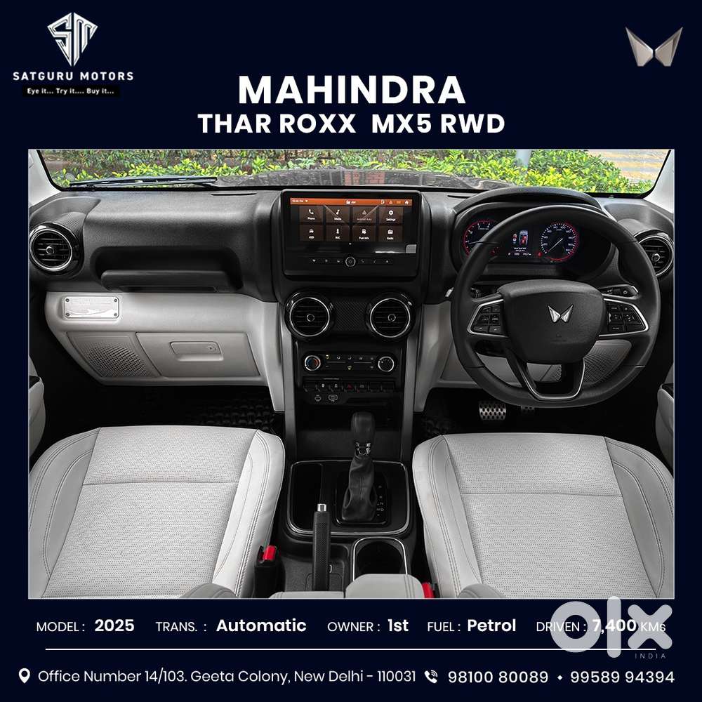 Mahindra Thar Roxx Mx5 Petrol At 2wd, 2025, Petrol