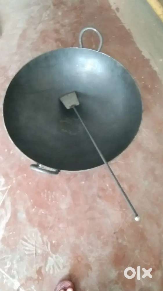 25 ltr iron kadai 8mm thickness new unused