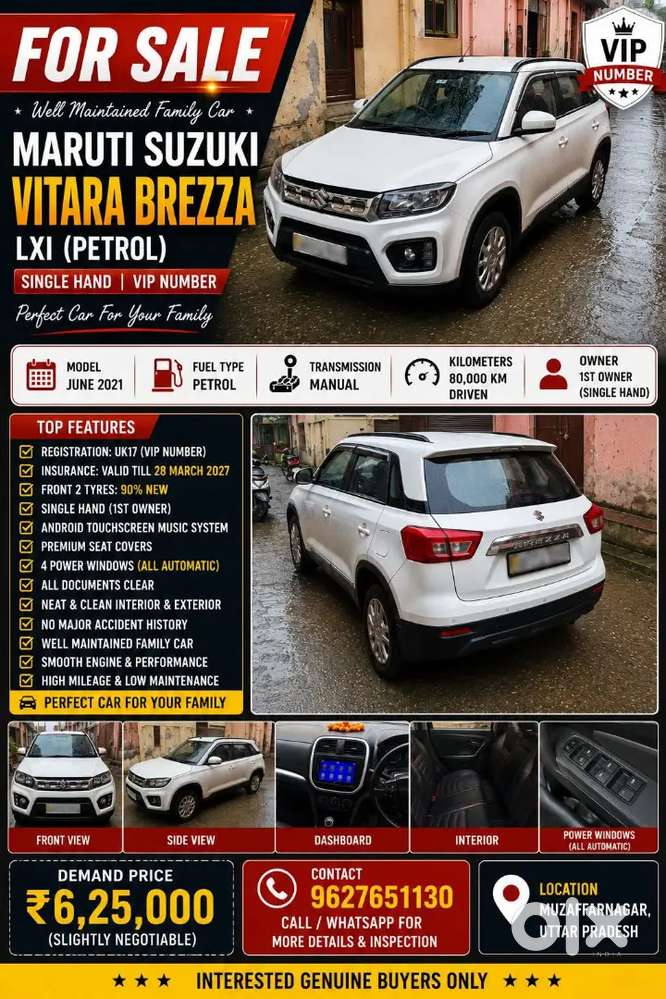 Maruti Suzuki Brezza 2021 Lxi Cng Variant