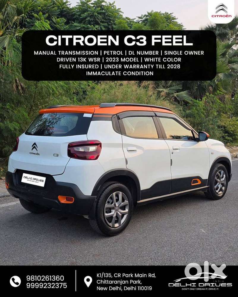 Citroen C3 Feel 1.2 Petrol, 2023, Petrol