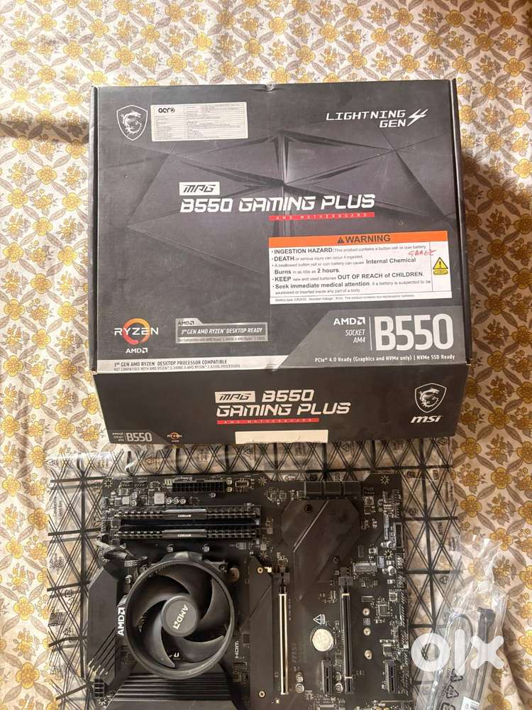 MSI MPG B550 Gaming Plus Motherboard - Computer Accessories in