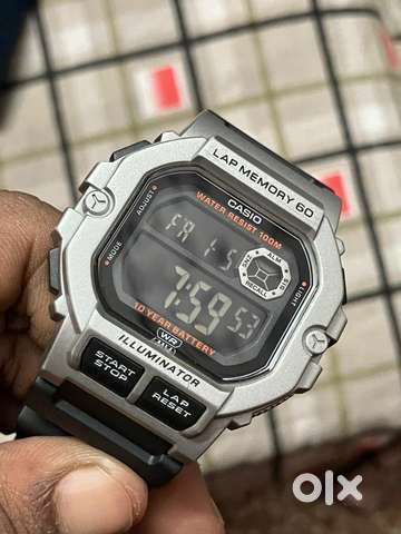 Casio watch 2024 lap memory