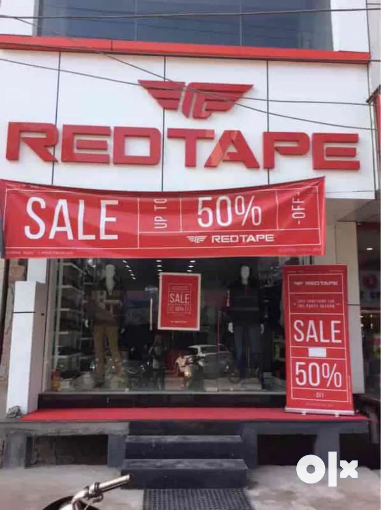 Red tape hot sale showroom nearby