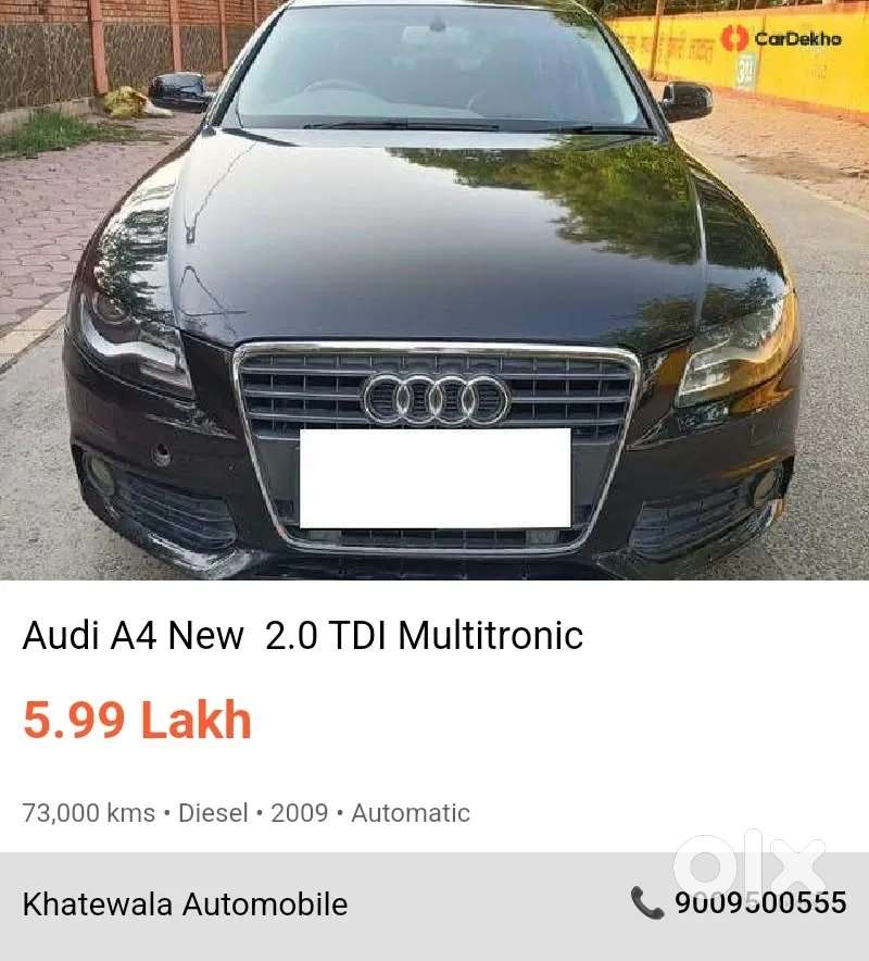 Audi A4 1.8 Tfsi Multitronic Premium, 2009, Diesel