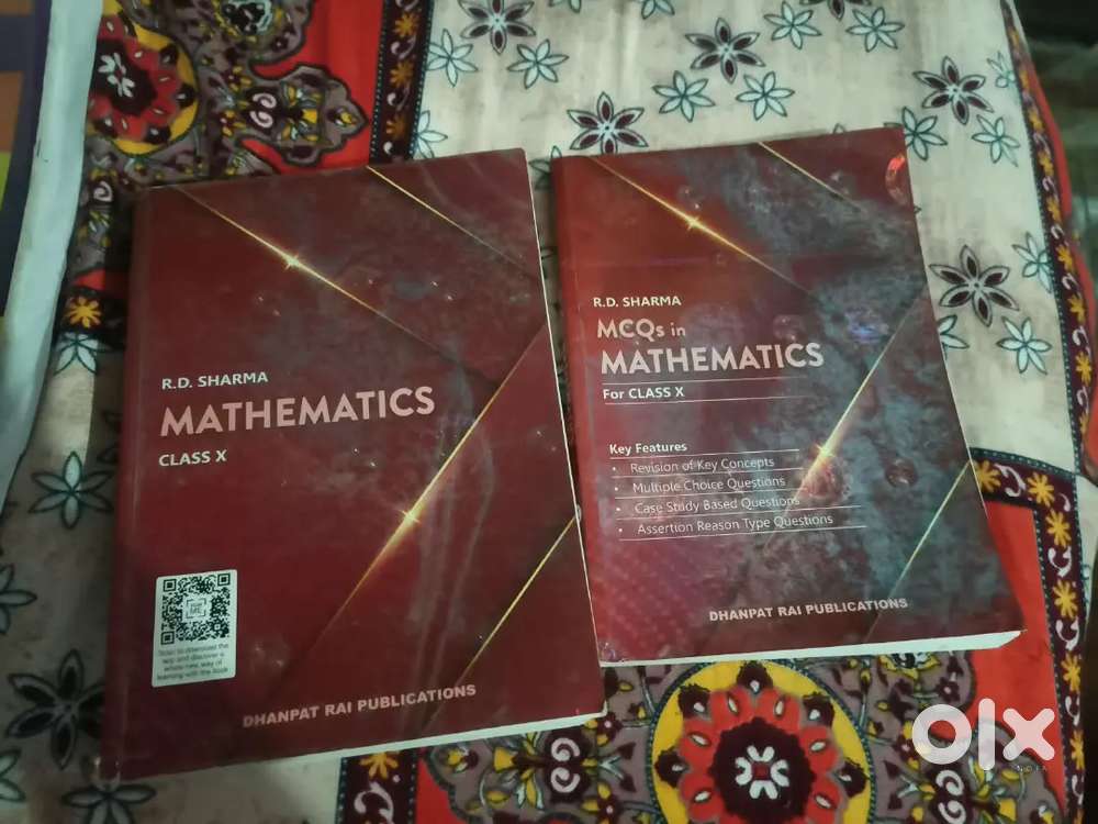 Class 10 Rd Sharma 2023 Edition With Meq book also. 2 books