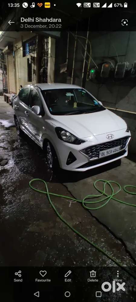 Hyundai Aura 1.2 S 2022 Model Petrol+cng Company Fit