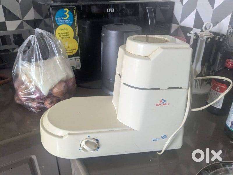 BAJAJ GS 500 W Mixer Grinder (GX 21 | 3 Jars | White)