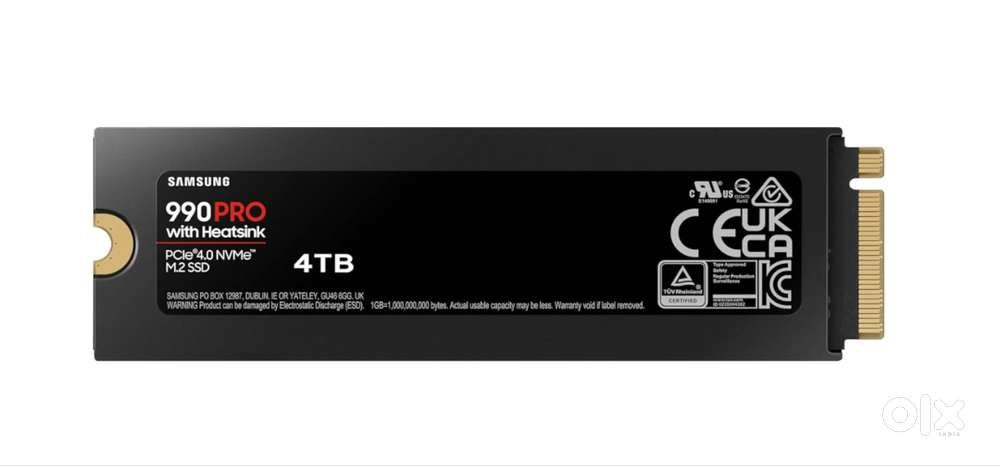 SAMSUNG 990 PRO Heatsink SSD 4TB - Hard Disks, Printers & Monitors