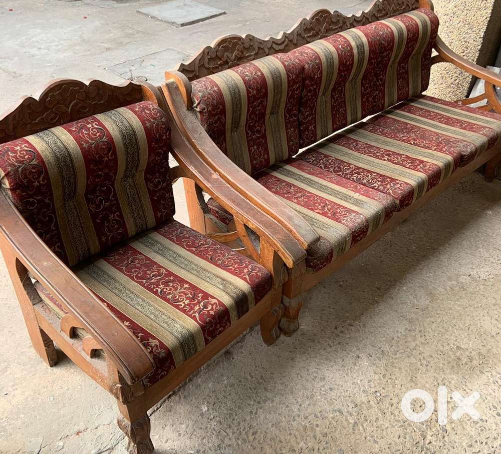 Teak Wood Sofa With Centre Table in India, Free classifieds in India OLX