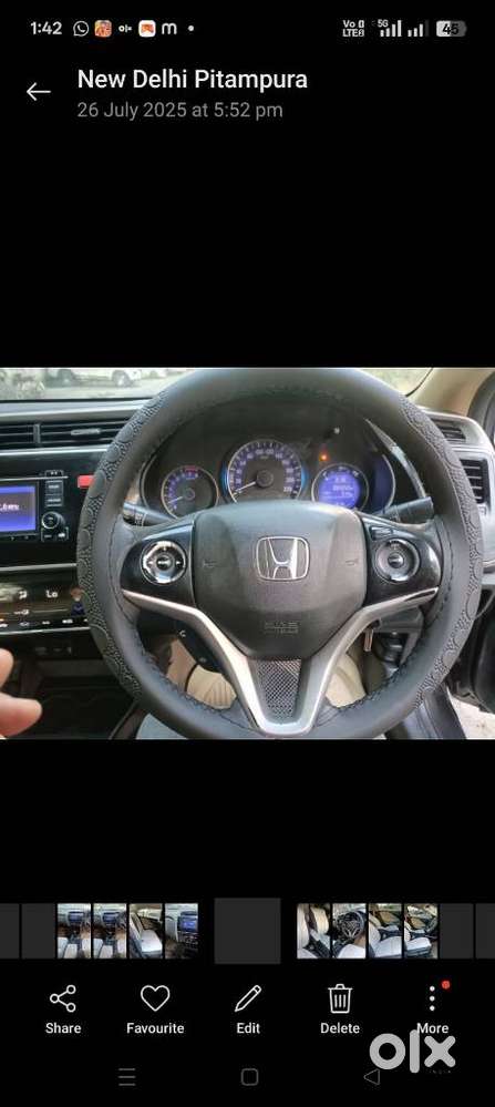 Honda City V Mt Exclusive, 2015, Petrol