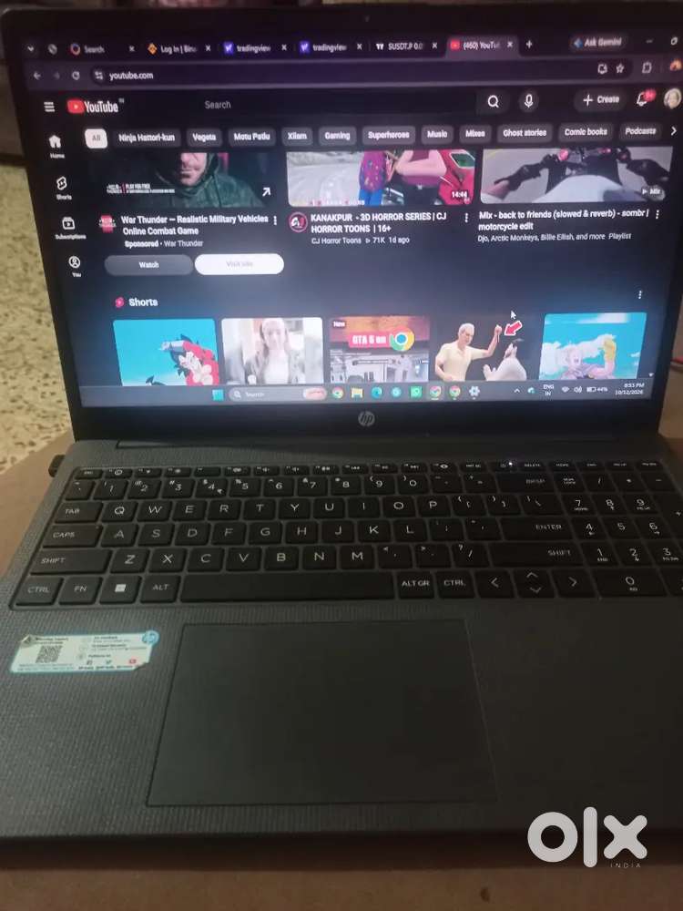 HP 255 G10 (AMD Athlon Silver 7120U, 8GB RAM, 256GB SSD) laptop hai