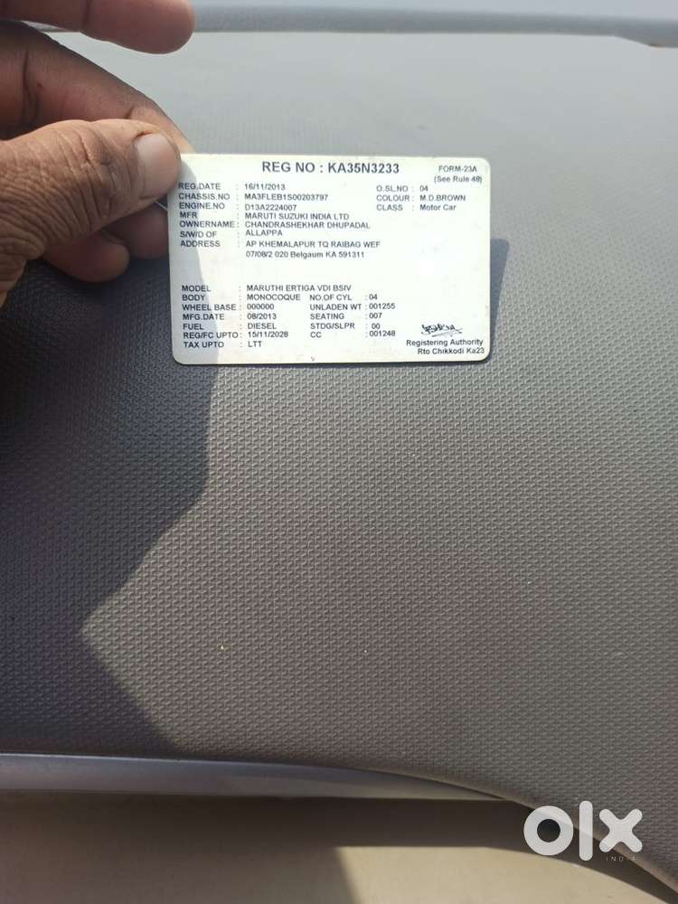 2nd Owner Maruti Ertiga