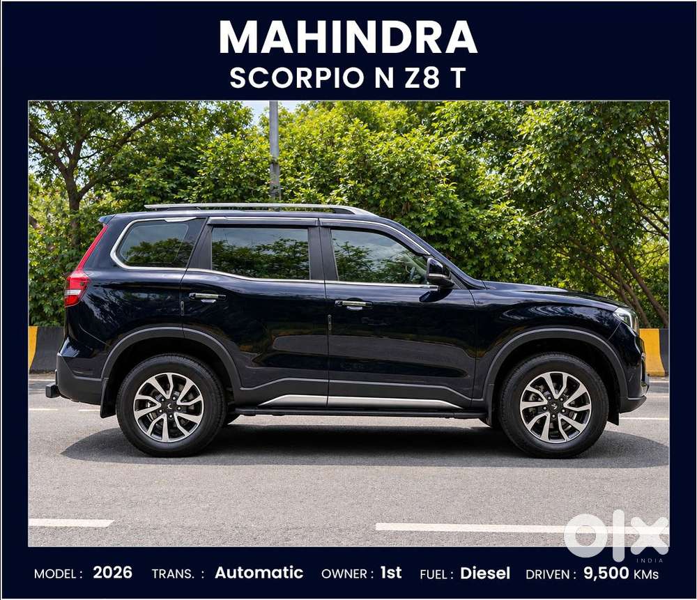 Mahindra Scorpio N Z8 L Diesel At 2wd 7 Str, 2026, Diesel