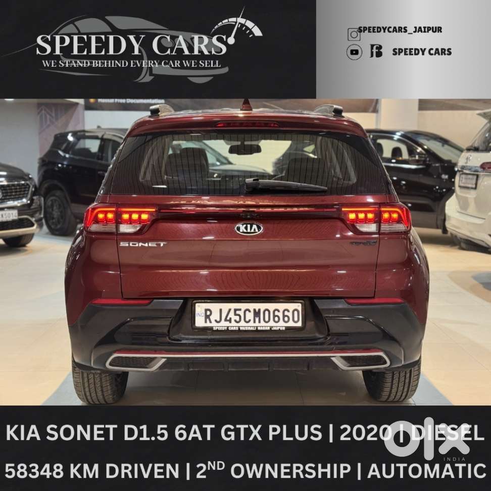 Kia Sonet 1.5 Gtx Plus Diesel At Dt, 2020, Diesel