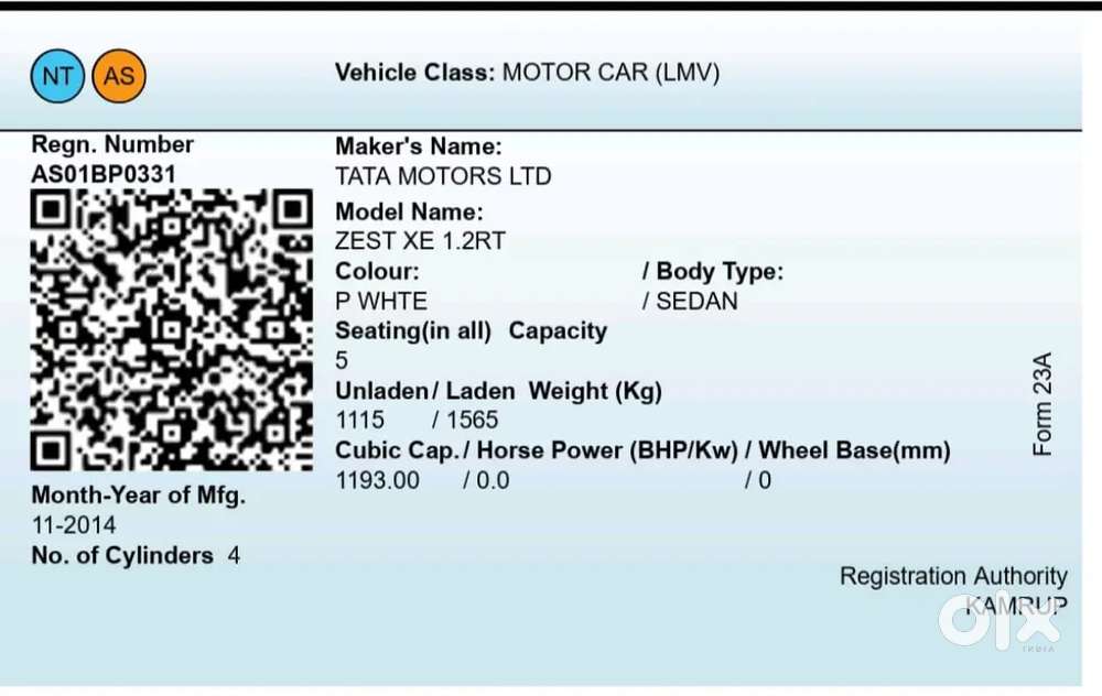 Tata Zest 2014 Petrol Good Condition