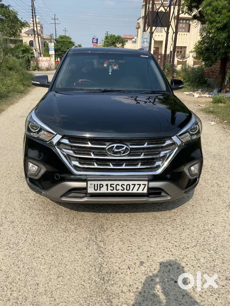 Hyundai Creta Diesel 2018 Black Colour Vip No. September Registration
