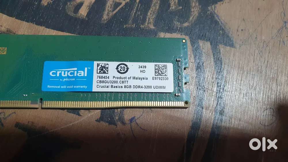 Crucial DDR4 8gb Ram 3200 mhz