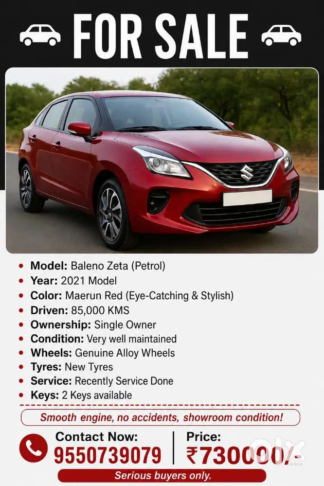 Maruti Suzuki Baleno 1.2 Zeta 2021
