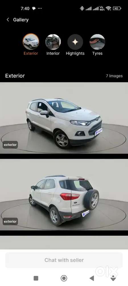 Excellent Condition 1.5 L Diesel Eco Sport Trend Plus Variant