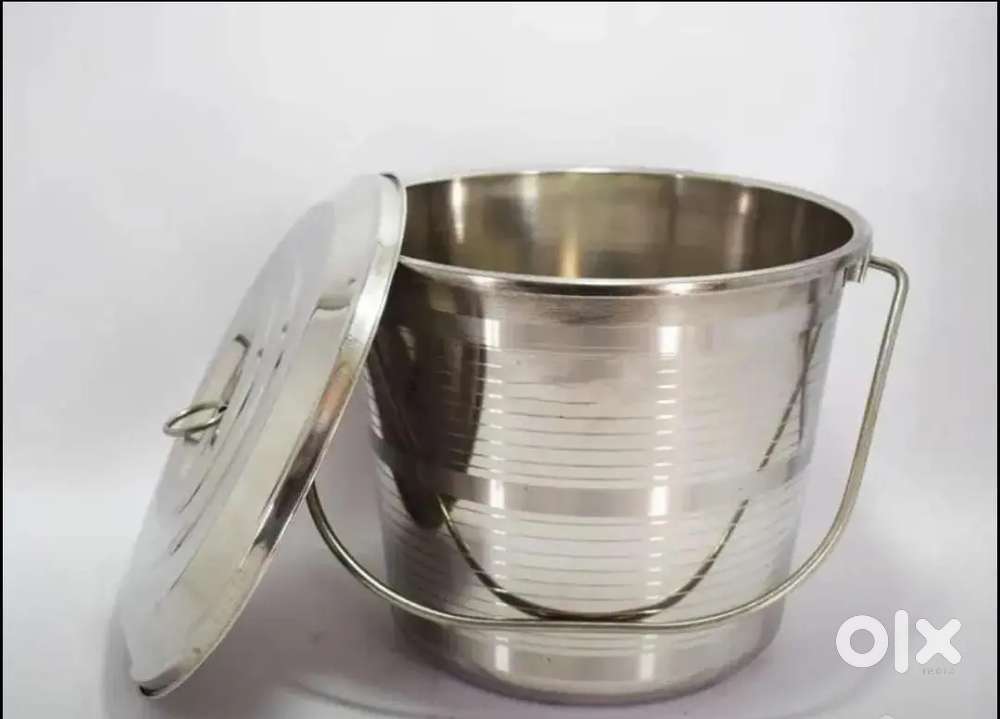 Unused new steel bucket